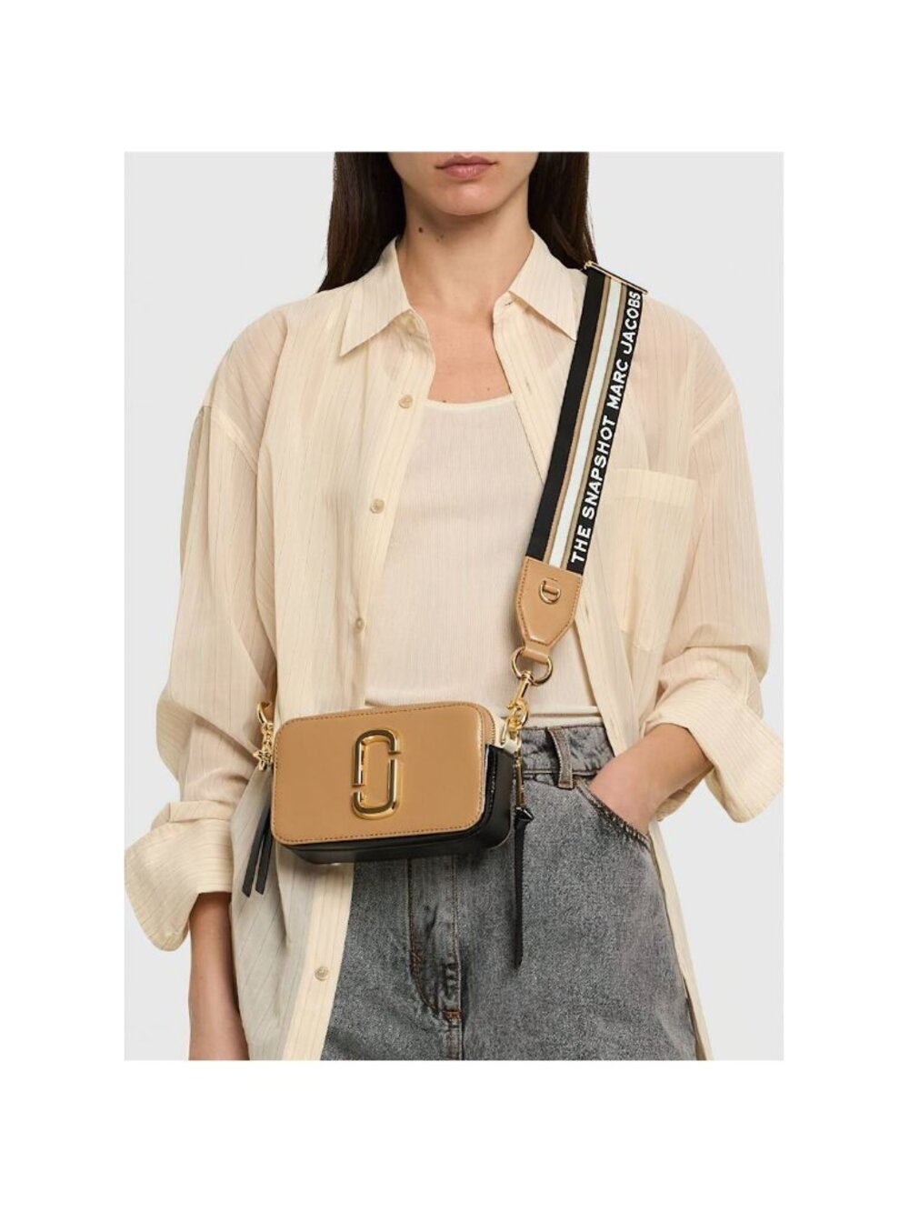 Marc Jacobs The Snapshot Bag Camel Brown